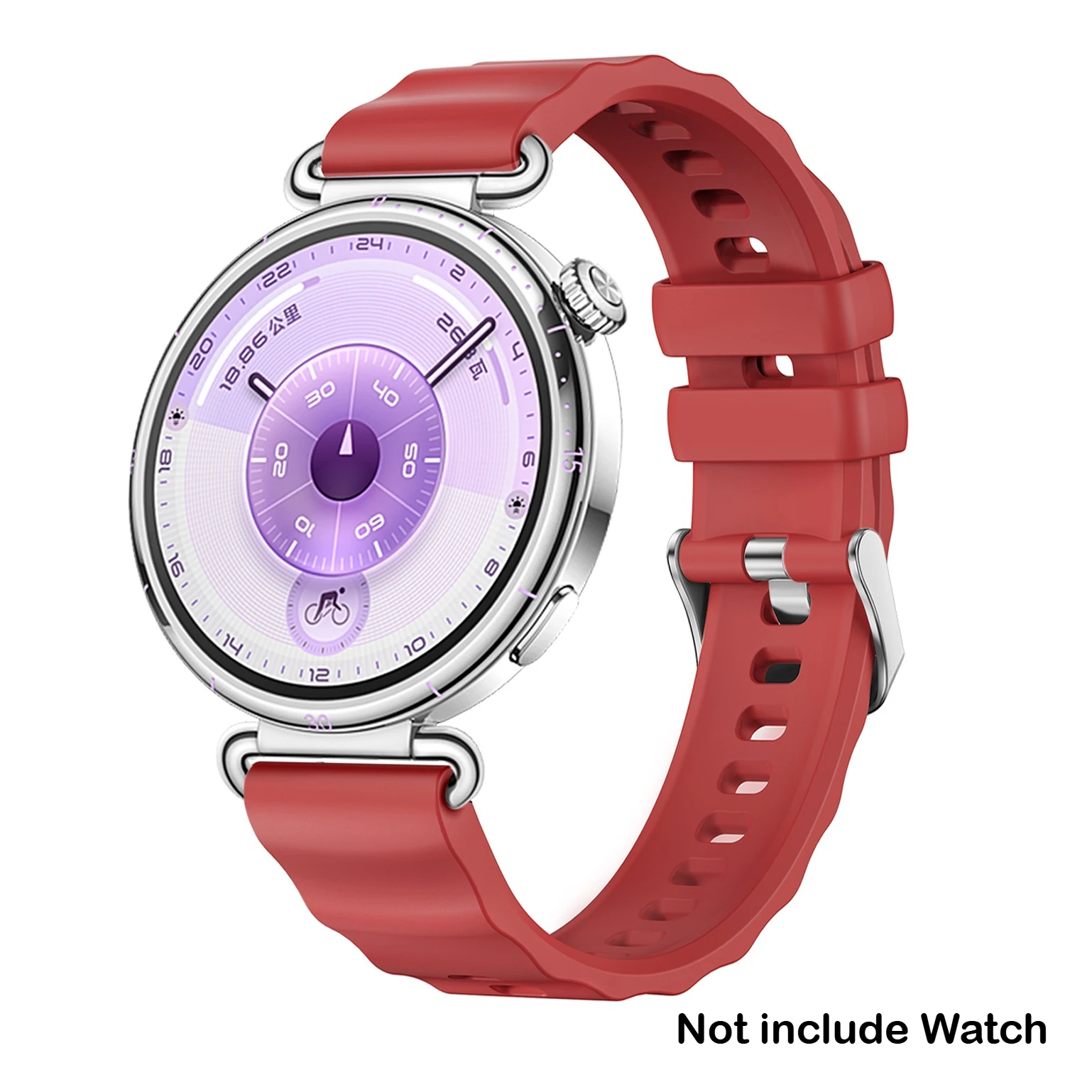 18mm Silicone Soft Sport Watchband Bracelet