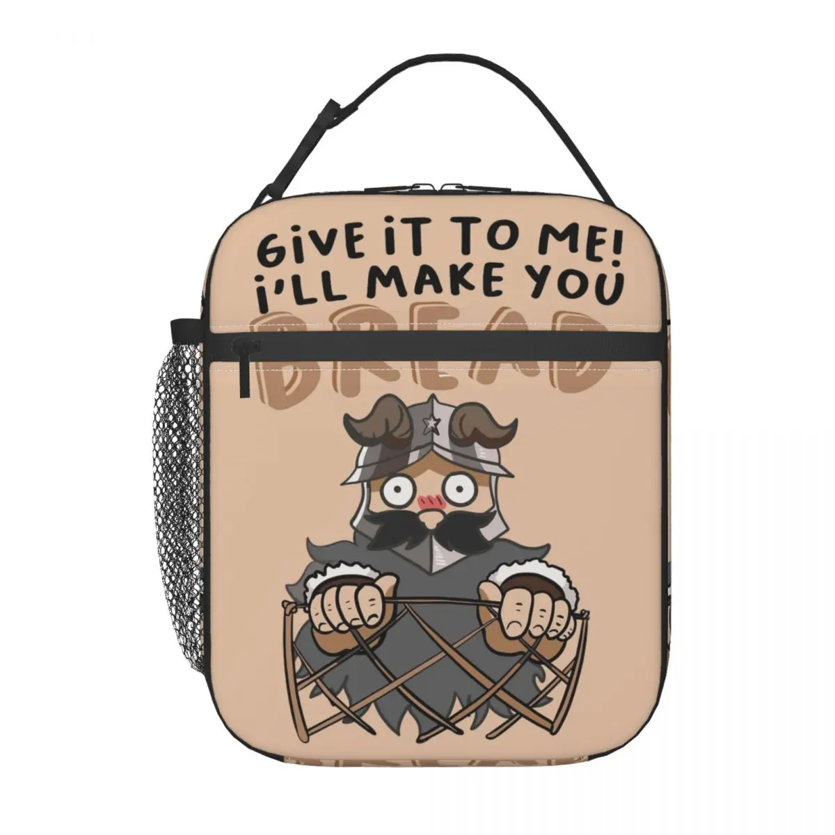 Dungeon Meshi Senshi Insulated Lunch Bags Delicious In Dungeon Lunch Container Cooler Bag Box Tote College Food Storage