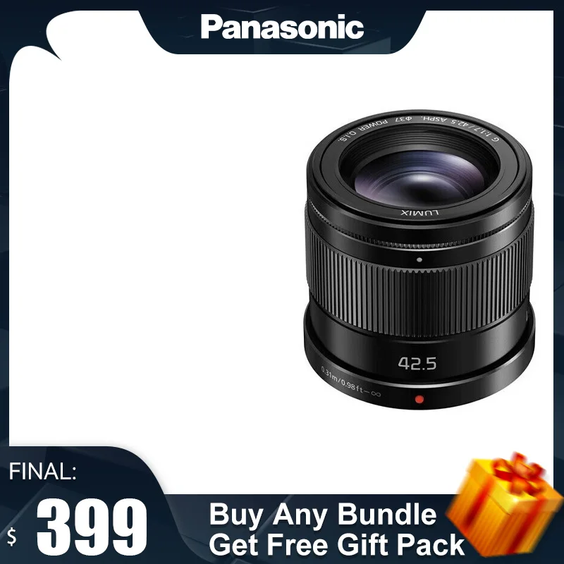 

Panasonic 42.5mm F1.7 Micro Single Camera Large Aperture Medium And Far Focusing Lens M4/3 Bayonet 42.5mmF1.7