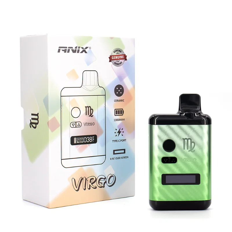 trockener Kräuter verdampfer Anix Jungfrau Kräuter Kits Temperatur regelung 1300mAh Batterie oled Bildschirm Tabak Vape Pen Ecig Rauch_Sb915af2f81bf4ee497e67f0e71ca2822I