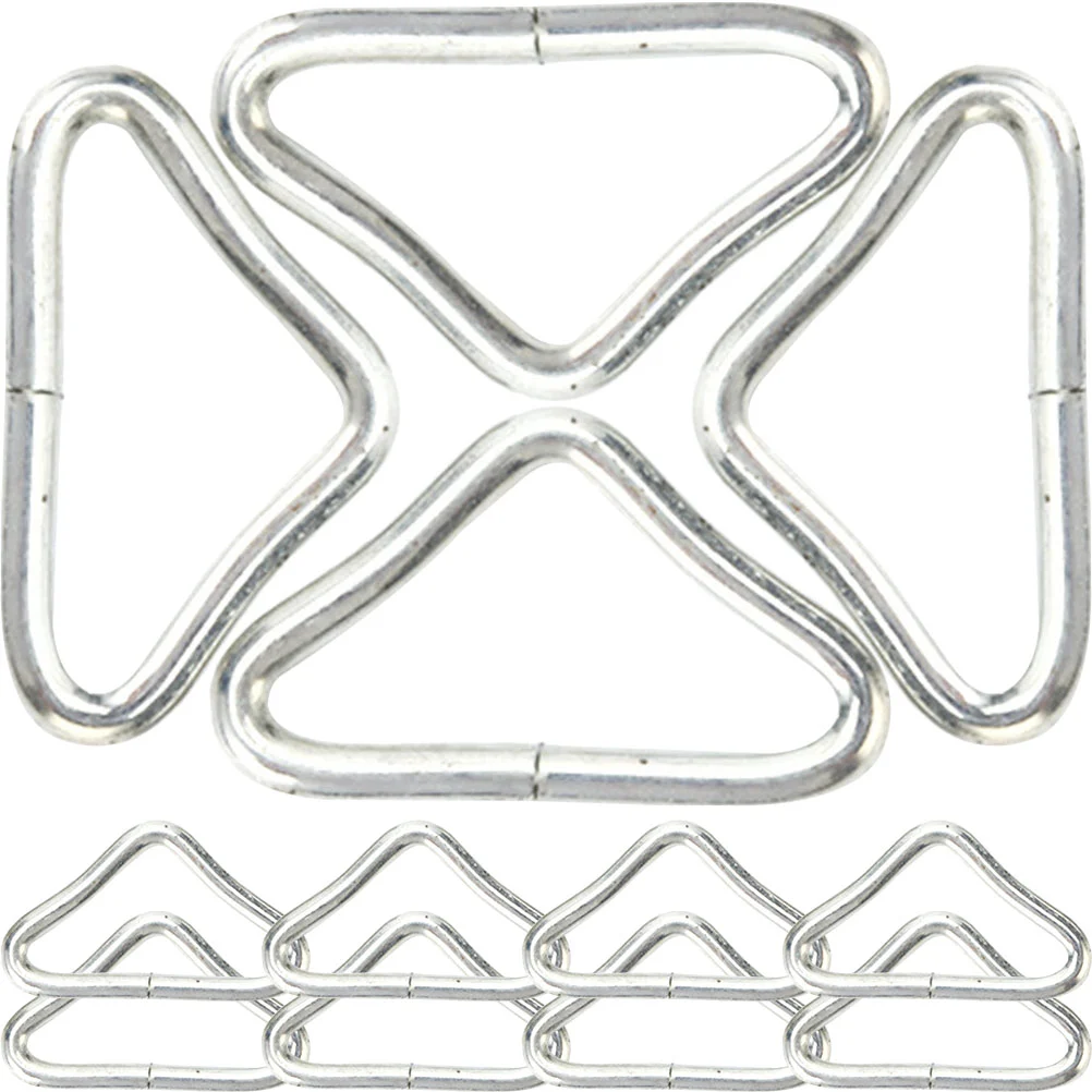 

Trampoline Triangle Buckle Tool Wear-Resistant Trampoline Parts Metal Trampoline Buckles Professional Triangle Buckles
