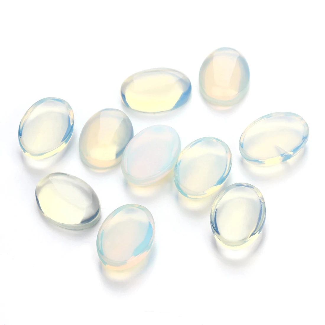 Natural Stone Oval Cabochon Beads