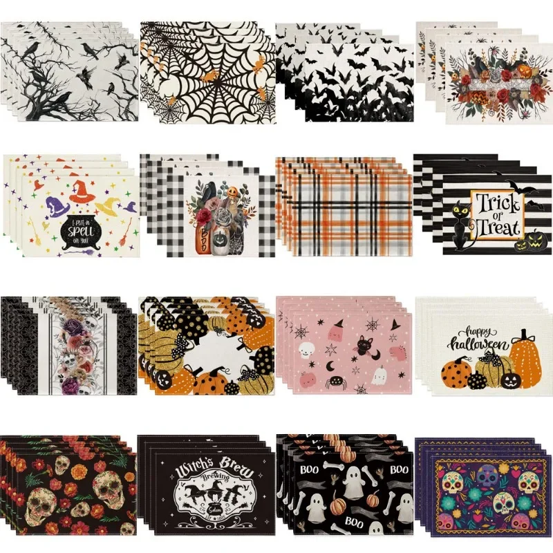 Lot De 4 Sets De Table L 40xl 30cm - Boho Chic - Vinyle