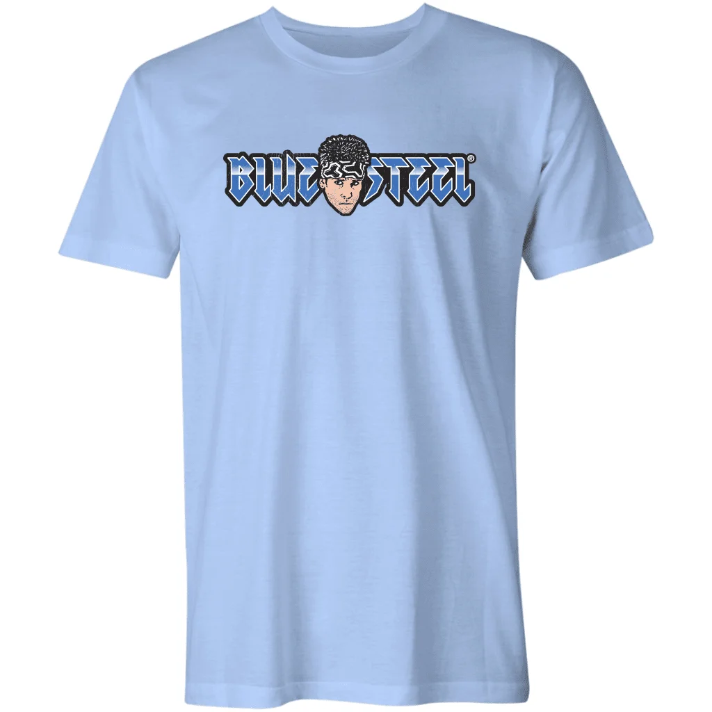 Голубая стальная футболка Zoolander