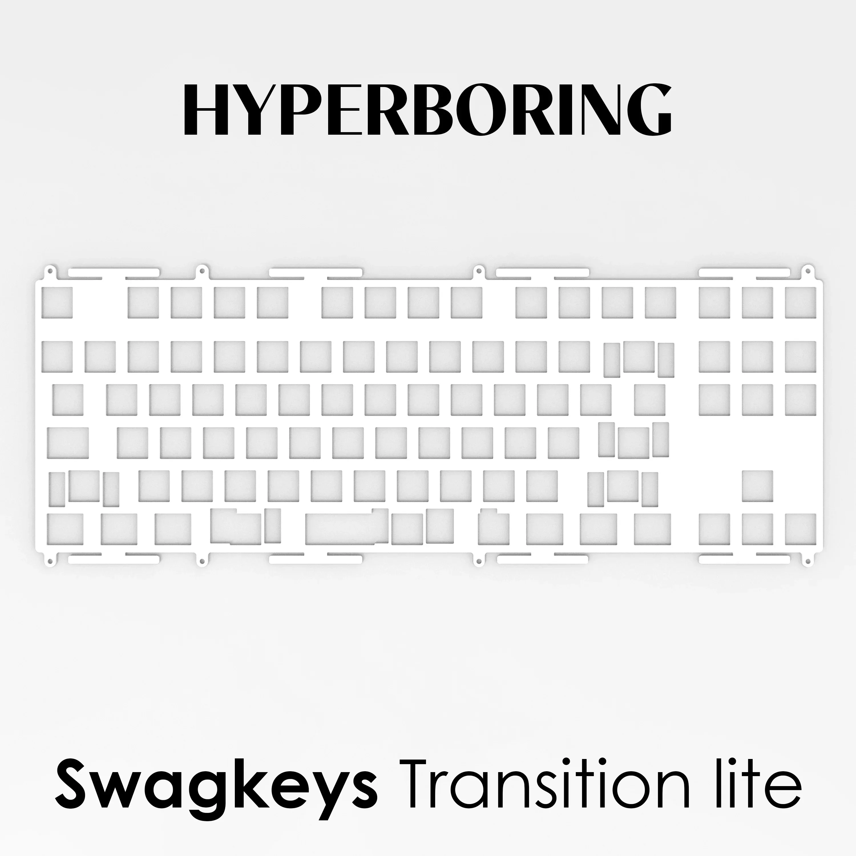 Swagkeys-トランジションライトキーボード、6.25u 7u pp、pc