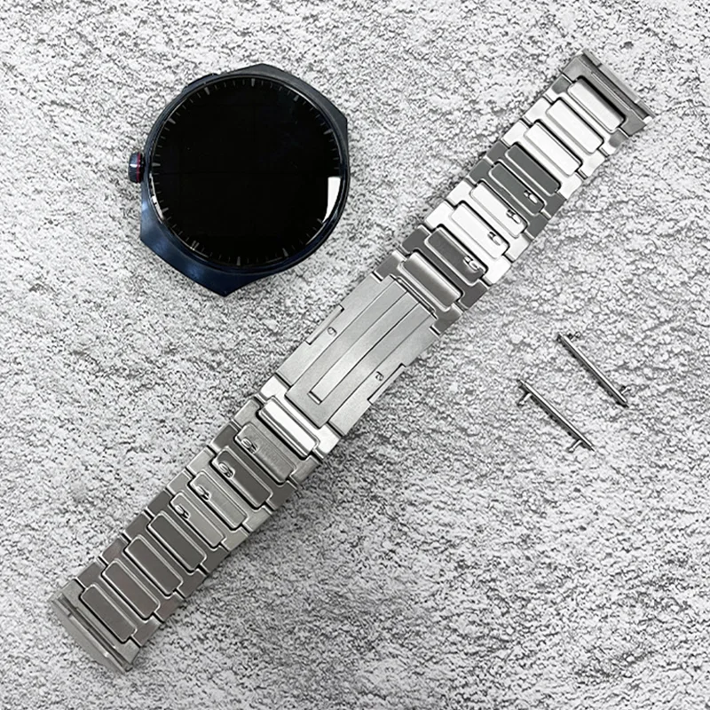 Original No Gaps Luxury Titanium Alloy Strap For Huawei Watch 4 Pro Metal Bracelet For Huawei Watch 4 Pro Business Band Correa