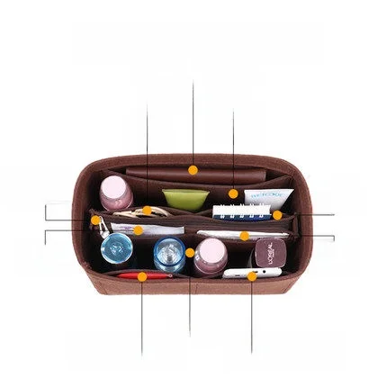 Boston LV Speedy 25 30 35 a Bag Inner Storage Pillow Bag Medium Bag Storage Organizer Pure Color Cubic Structure for Ev...