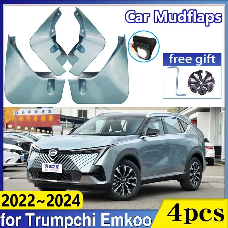 

Car Wheel Fender for Trumpchi GAC Emkoo 2022 2023 2024 Front Mudflap Baking Paint Mud Flap Guards Protect Mudguards Accessories