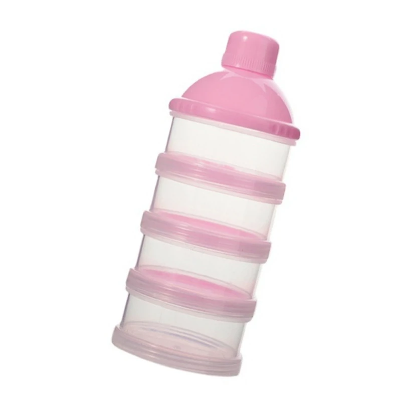 Baby Formula Dispenser Secure Seal Milk Powder Container for Toddlers & Infants 4/5 Section