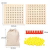 Montessori 99 multiplication Board  Maths Teaching Aids Multiplication and Division Board Early Education Children's Puzzle Toys 6