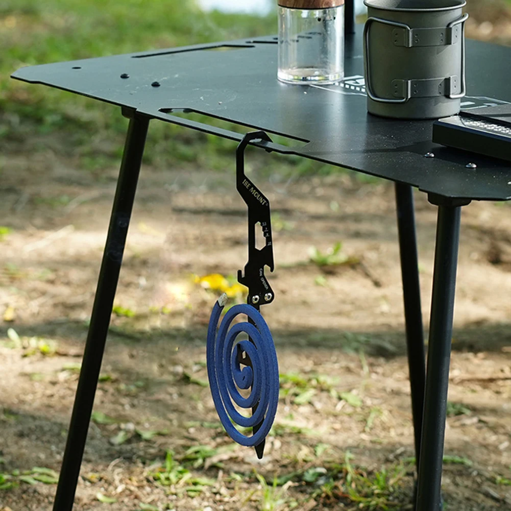 Folding Tent Stakes Multifunctional Foldable Camping Stakes Stainless Steel Camping Tent Pegs for Outdoor Camping Canopy