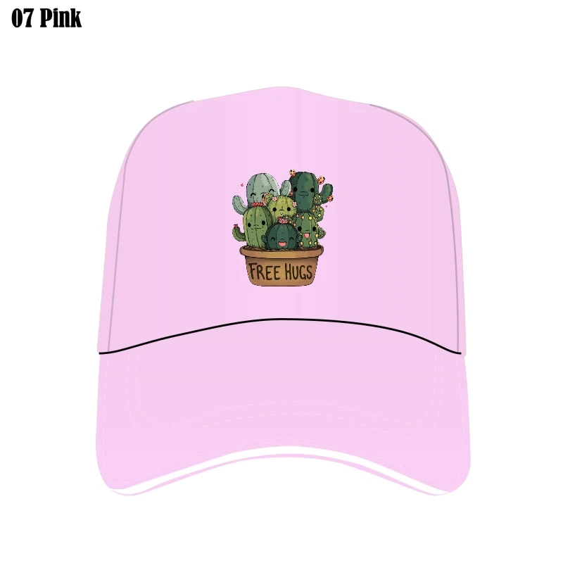 

Mesh Cactus Plant Lovely Style Casual Bill Hat Hats Cap Lady Flat Brim Fashion Bill Hats Summer Femalebill Hatswomen Graphic Bil