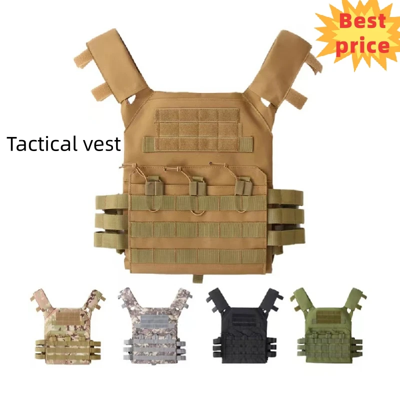 

Tactical Vest Waterproof Outdoor Body Armor Lightweight Adjustable JPC Molle Plate Carrier Hunting Vest CS Game Jungle Gear