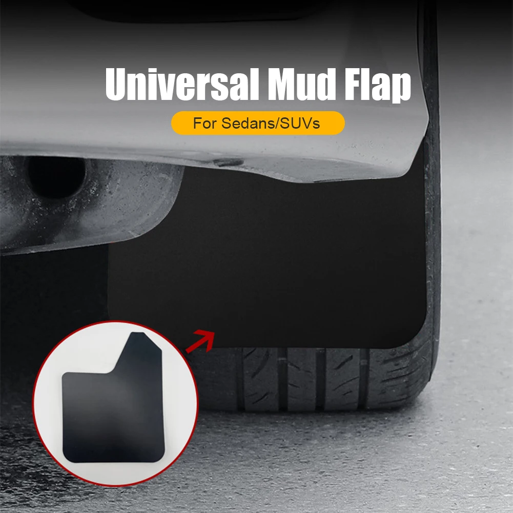 

Universal Mud Flaps Splash Guard Car Front and Rear Wheels Mudflaps Fender Protector for Car Pickup SUV Van Truck Accessories