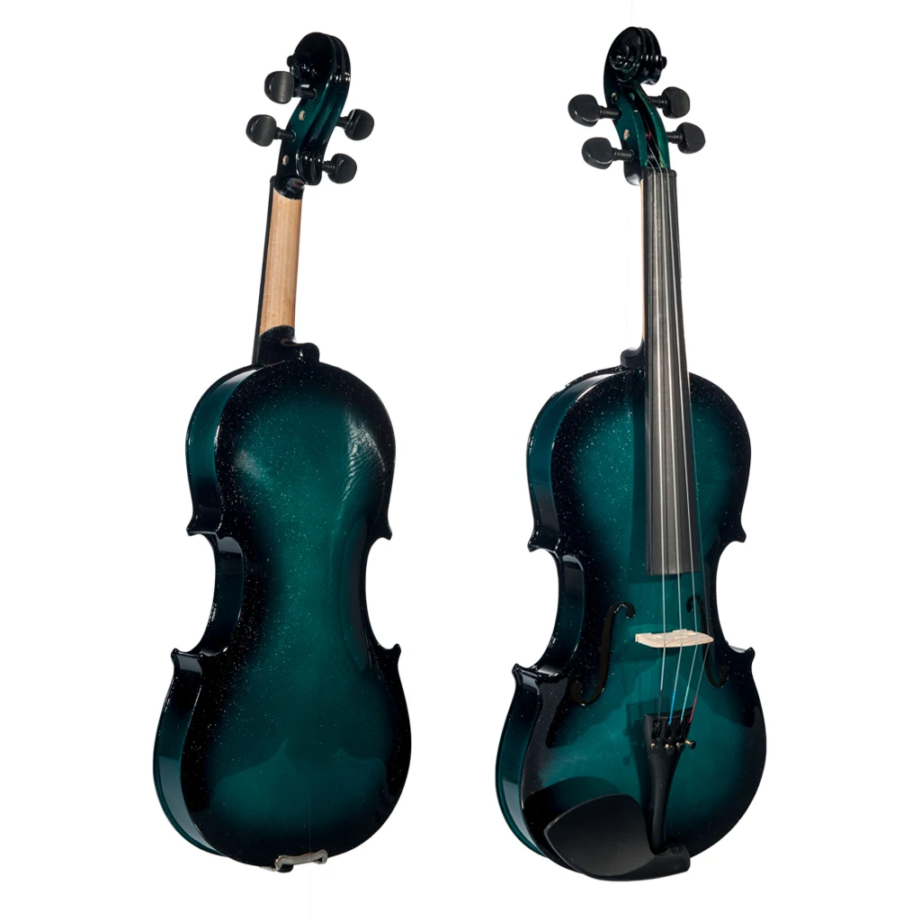 Acoustic Violin 1/4 Size With Case Bridge Tailpiece Brazilwood Bow KIT