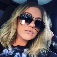 Quay Pilot Sunglasses Women Brand Design Metal Frame Mirror HIGH KEY Sun Glasses for Women Vintage Ladies Goggles For Female 1