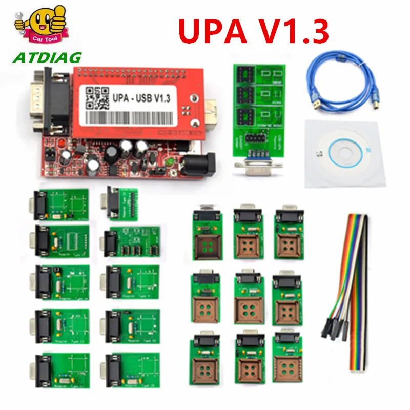 High Quality UPA-USB V1.3 Main Unit ECU Chip Tunning UPA USB with 1.3 eeprom adapter ECU programmer lowewst price
