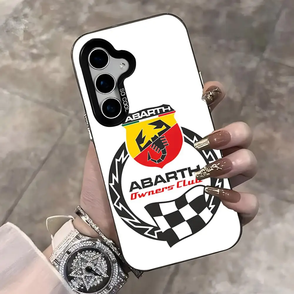 Italy Car Abarth Silver Phone Case - Sleek and Stylish Protection