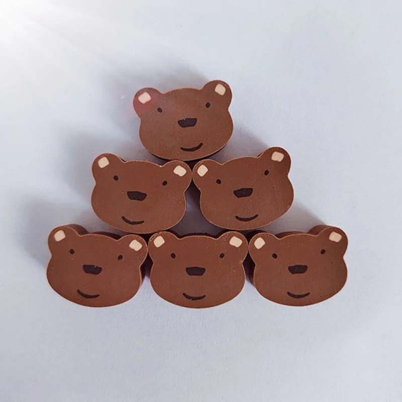 Pencil Eraser 5Pcs/Lot Football Basketball Kawaii Stationery