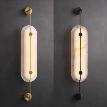 Luxury Modern Chinese Marble Wall Lamp 1