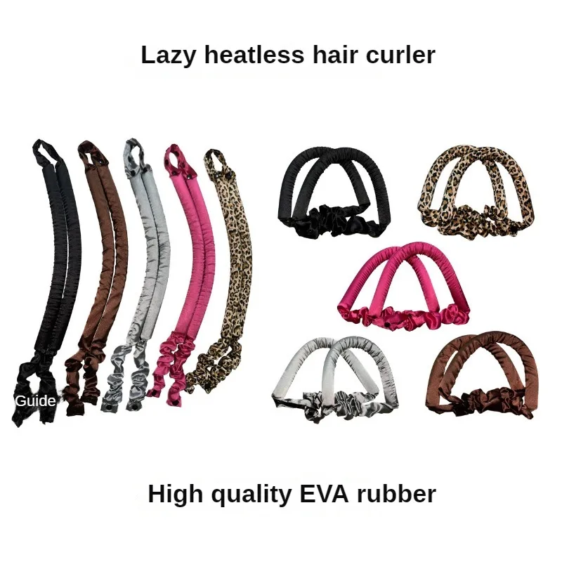 Heatless Curling Rod Headband Hair Curler Lazy Hair Rollers for Long No Heat Curl Overnight Band Magic Wave Curlers Rollers
