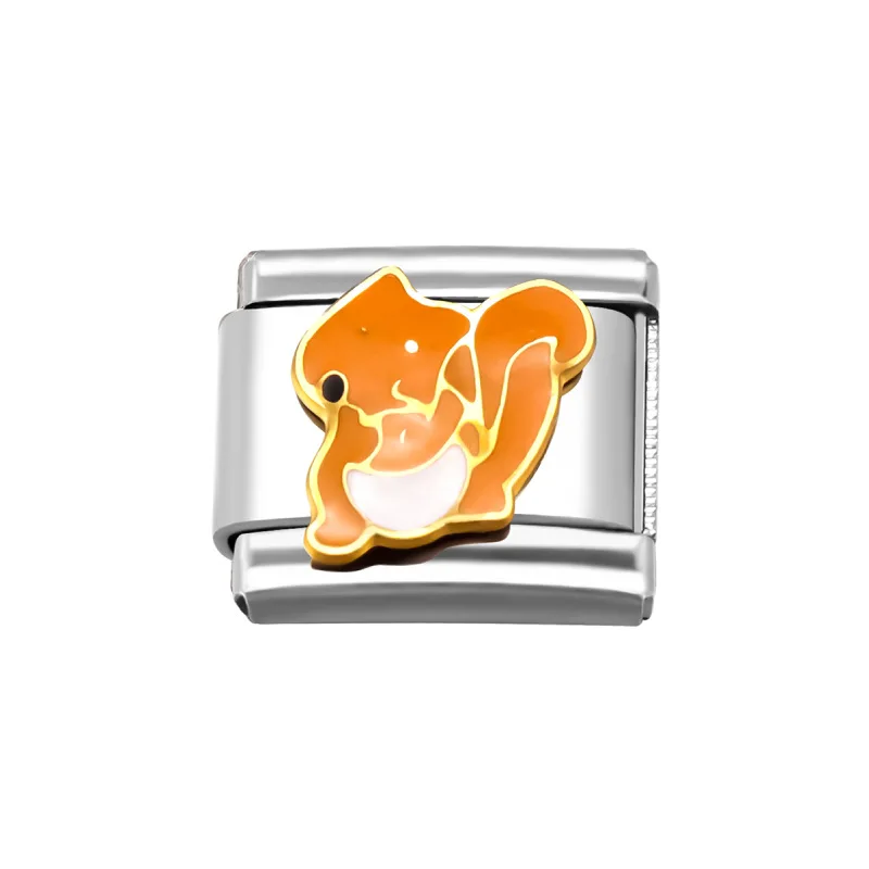 10Pcs 9mm Hapiship Stainless Steel Splicing Bracelet Accessories Moon Star  Connector for DIY Men Women Jewelry Make Supplies