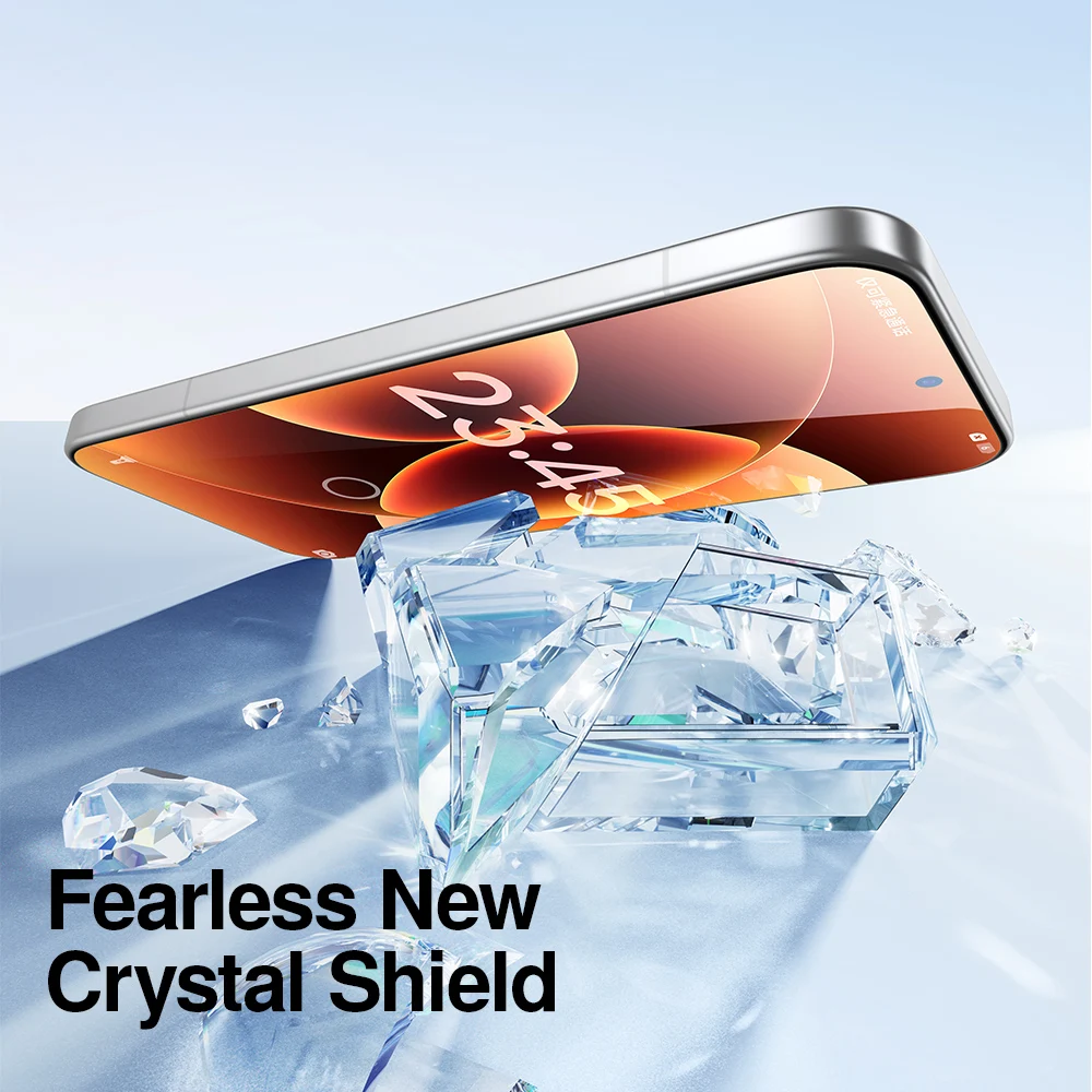 Ultra Clear Anti-Fingerprint Tempered Glass Screen Protector Duo Pack