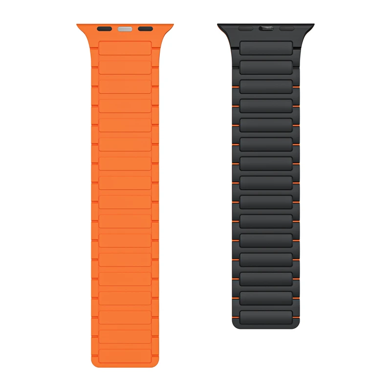 Silicone Magnetic Bracelet for Apple Watch - Universal Fit Strap