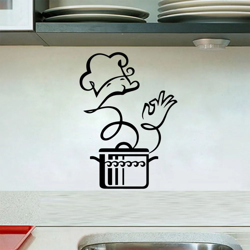 1 pc kitchenwares Wall Stickers Decorative Sticker Home Decor Kids Room Nature Decor Wall Art MURAL Drop Shipping - 4
