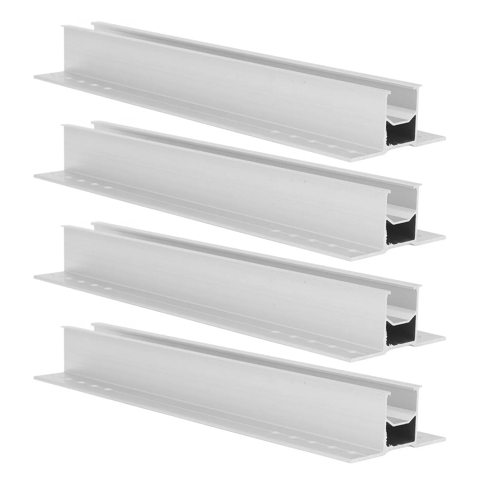 Solar Panel Bracket Kit Anodized Aluminum Alloy 4 Sets 300mm Time Saving Solar Panel Mounting Bracket for RV for House