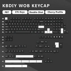 Blue Samurai Cherry Profile Keycap Set - Double Shot PBT (GMK WOB)