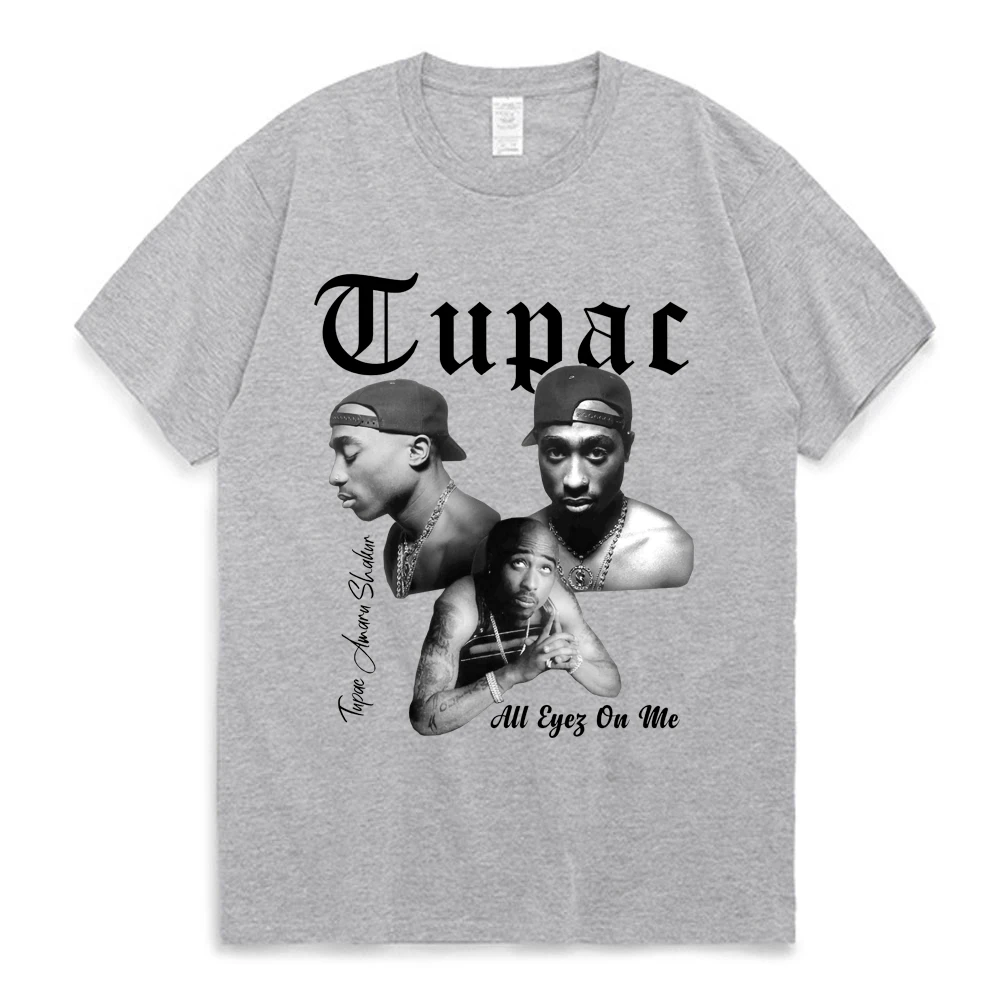 Rapper Tupac 2pac Men's T Shirt 100% Cotton T-shirt Fashion High