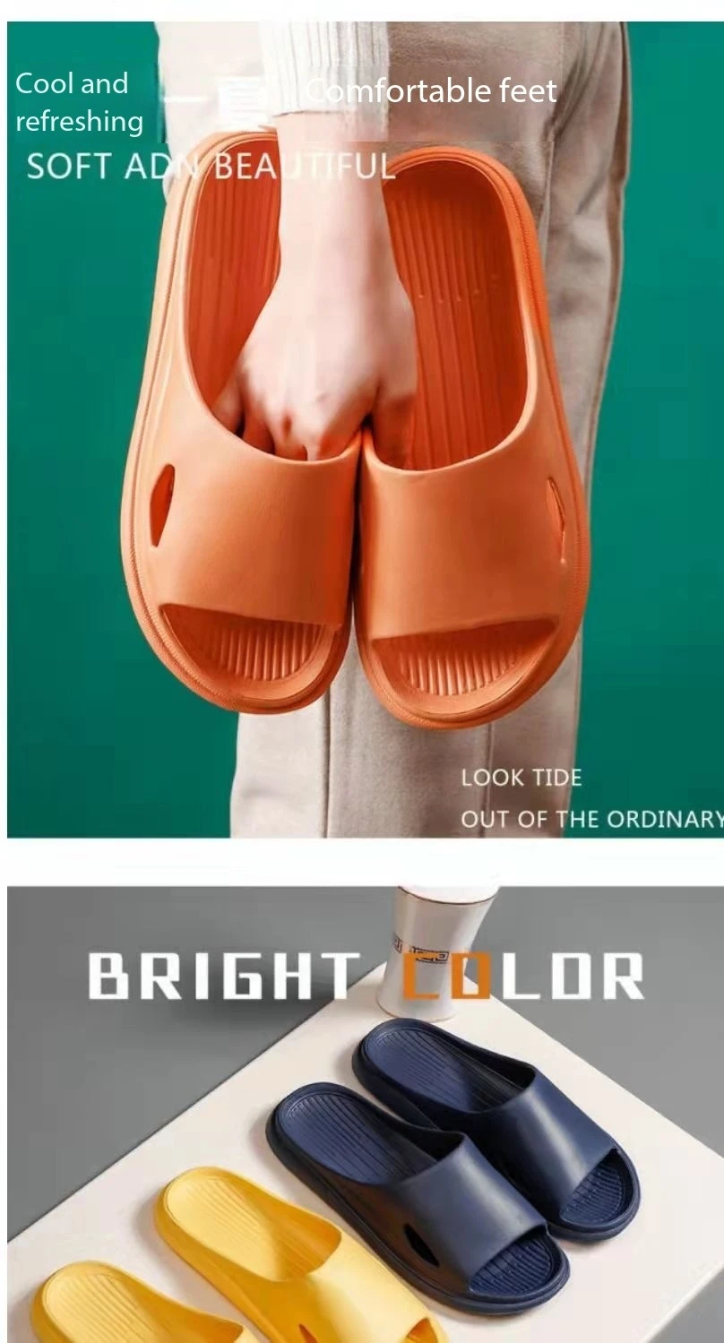 Description Picture 2 of itemHousehold Indoor Bathroom Bath Couple EVA Slippers Home Shoes Home Indoor Bathroom Bathing
