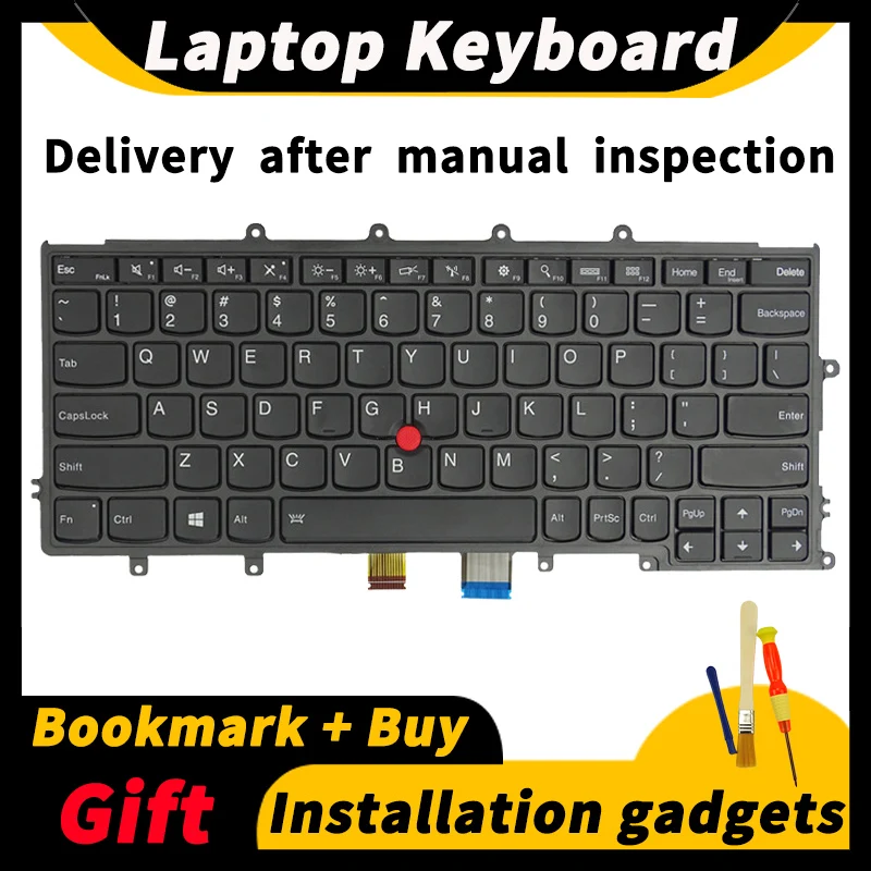 para Lenovo Thinkpad X230s X240 X240s X250 X250s X260 X270 Teclado Notebook Layout Eua 04y0900 04y0938 04×017 04×0213 04×0177