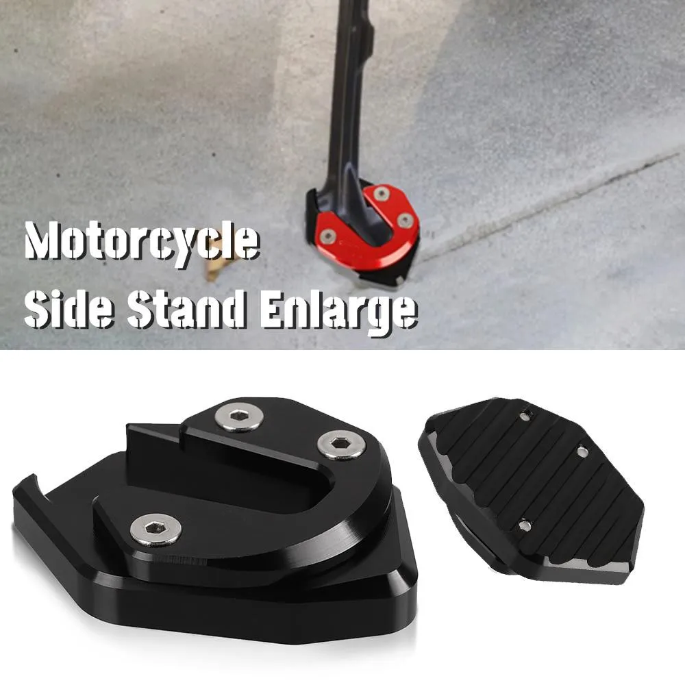X AUTOHAUX Motorcycle Kickstand Side Stand Adjust Support