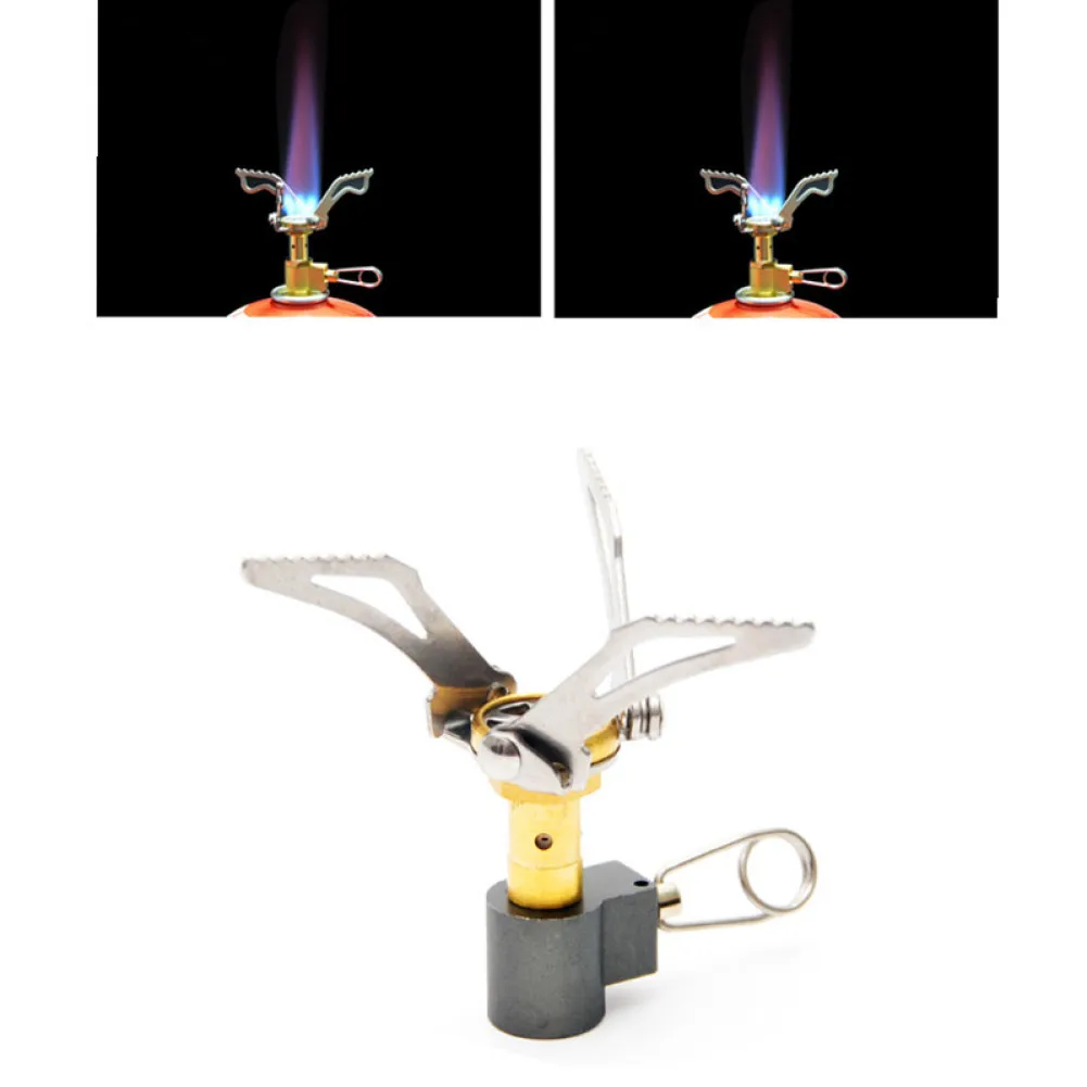 3000W Mini Gas Stove Burner Camping Folding Outdoor Gas Stove Portable Furnace Cooking Picnic Split Stoves Cooker Burners