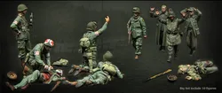 Kit d'assemblage de modèle Corps aérien des états unis, en résine moulée à l'échelle 1/35, 10 figurines non peintes, livraison gratuite 