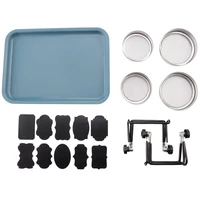Sprouting Kit, 4 PCS Stainless Steel Sprouting Lids,2 Sprouting Stands,Sprouting Tray,Label Sticker,Sprouts Growing Kit 1