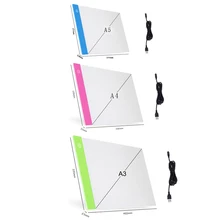 Elice A2 A3 A4 A5 ultra thin LED Drawing Digital Graphics Pad USB LED Light pad drawing tablet Electronic Art Painting