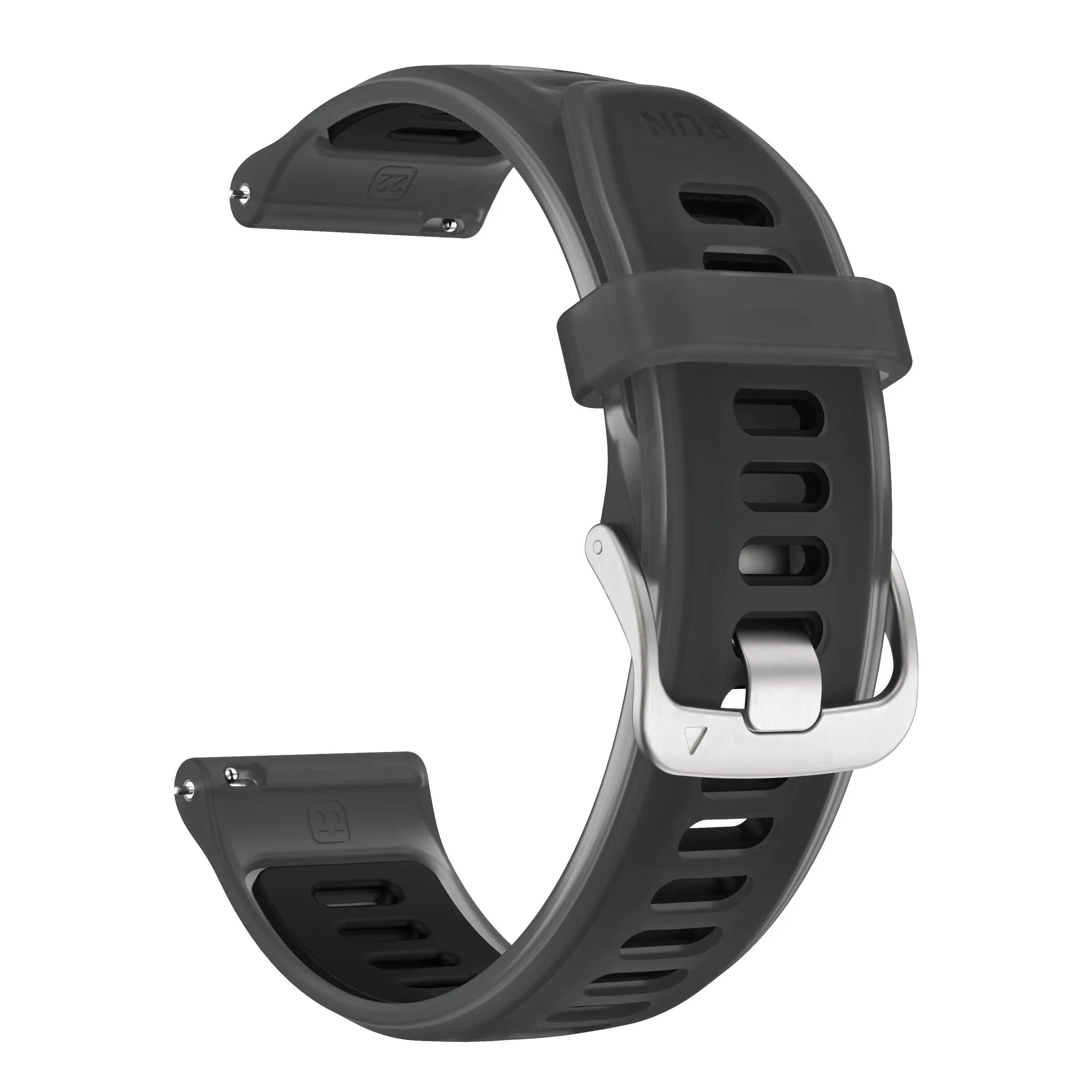 Translucent Silicone Wristband - 22mm Adjustable Strap