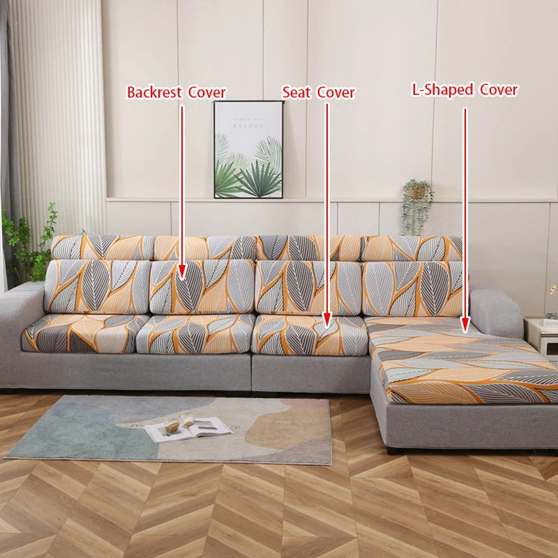 Elastic Sofa Seat Cover for Living Room Soft Couch Cover Full Wrap Backrest Cover Cushion Cover 4