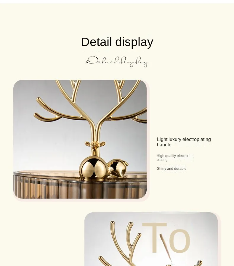 3 Layers Jewelry Storage Box Luxury Jewelry Organizer Plastic Large Capacity Earrings Rings Necklace Jewelry Organizer