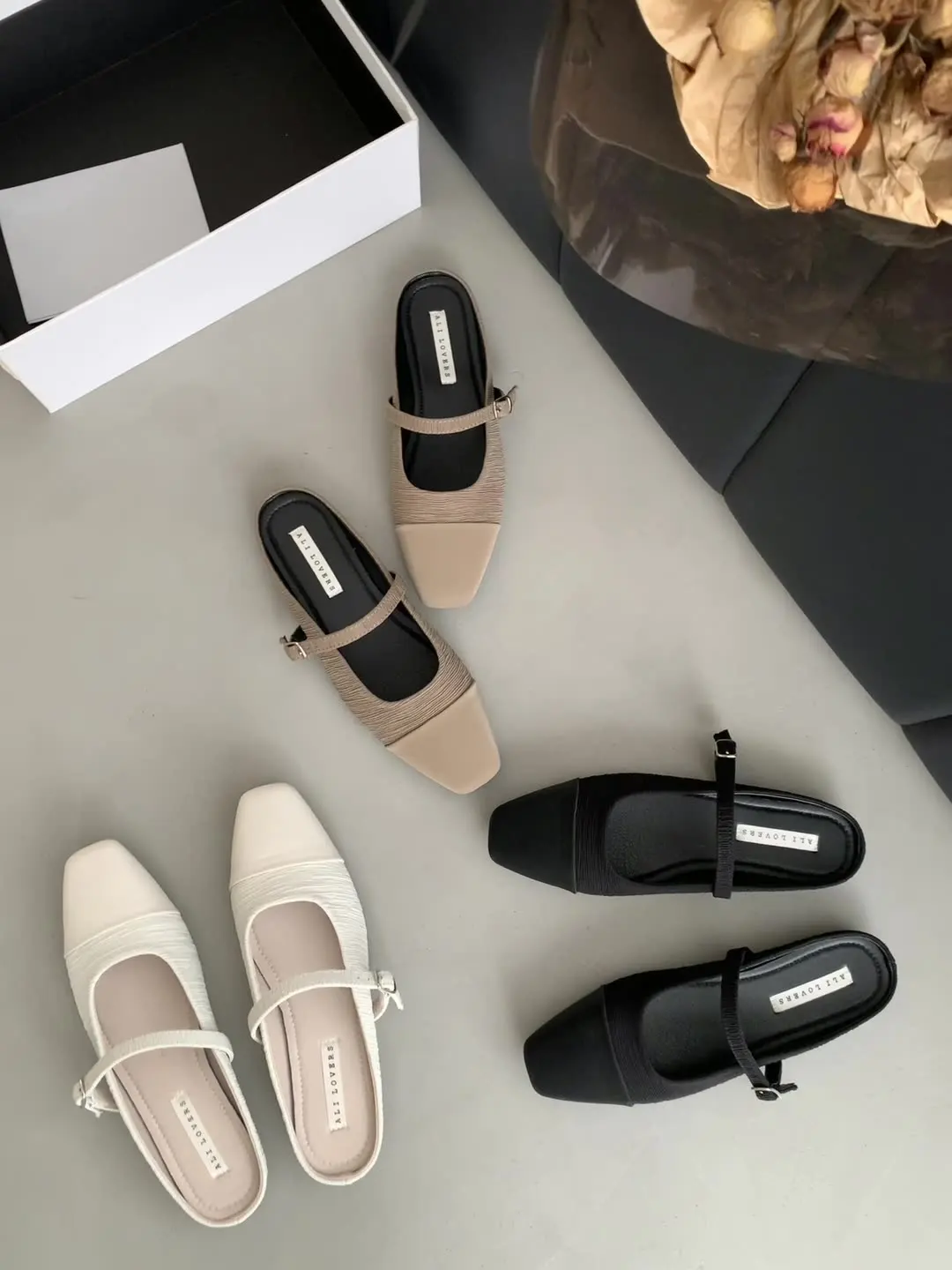 

Женские летние туфли, сланцы, закрытый носок, мягкая 2024 плоская резиновая обувь, римские туфли на каблуках, лаконичная ткань