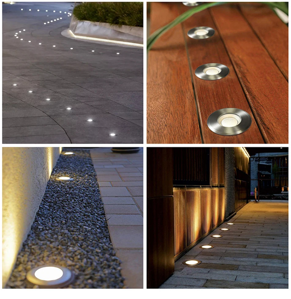 Description Picture 5 of item10PCS Waterproof IP67 LED underground Light 1W3W10W15W Outdoor Ground Garden Path Floor Buried Yard Spot Landscape 110V220V 12V