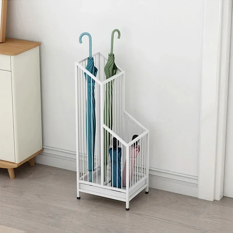 Umbrella Holder Umbrella Storage Rack Metal Umbrella Storage Rack Multifunctional Multiple Layers Strong Bearing Capacity Entryway Wet Umbrella Holder