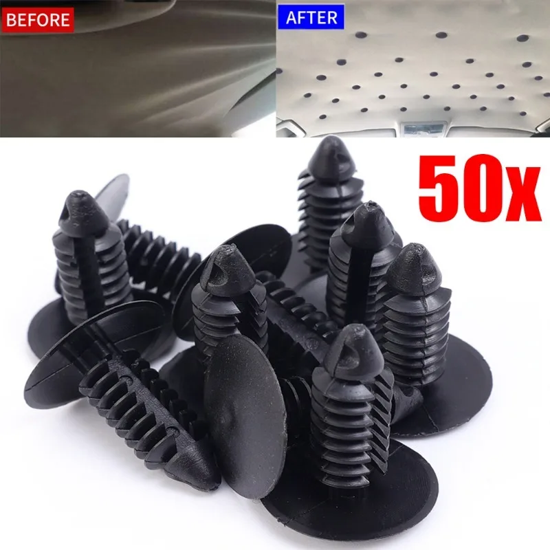 

Car Liner Roof Fixing Clips Fasteners Interior Roof Fixing Buckles Cloth Fabric Rivets Retainer Buckle Barbed Wire Clip