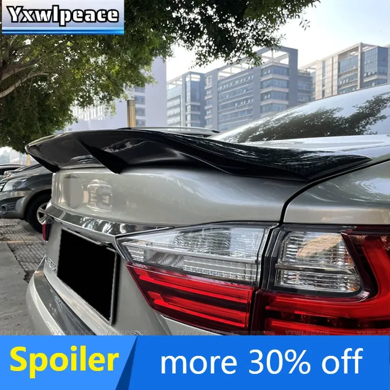 

R Style Real Carbon Fiber Rear Trunk Lip Spoiler Wing Car Accessories for LEXUS ES 2013 14 15 16 2017 ES250 ES300H ES350 ES200