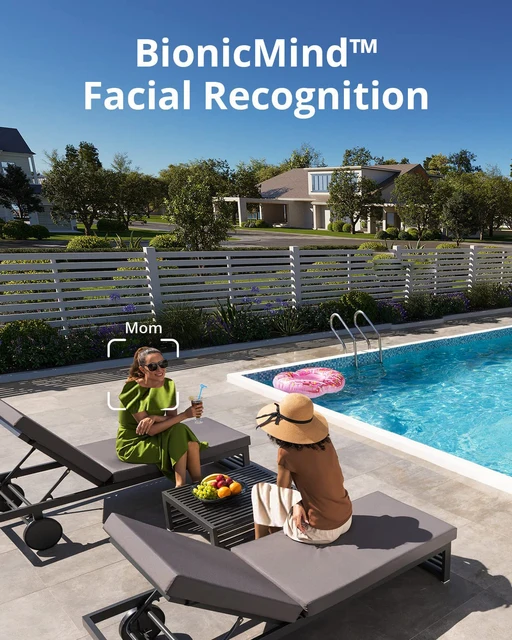 eufy security S330 eufyCam 3 Security Camera Outdoor Wireless 4K Camera Solar Panel Forever Power Face Recognition AI 4