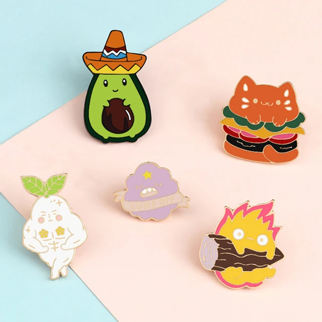 Broche de desenho animado divertido, broche de desenho animado de galinha  branca grande, mochila camisa acessórios de roupas com emblema - AliExpress