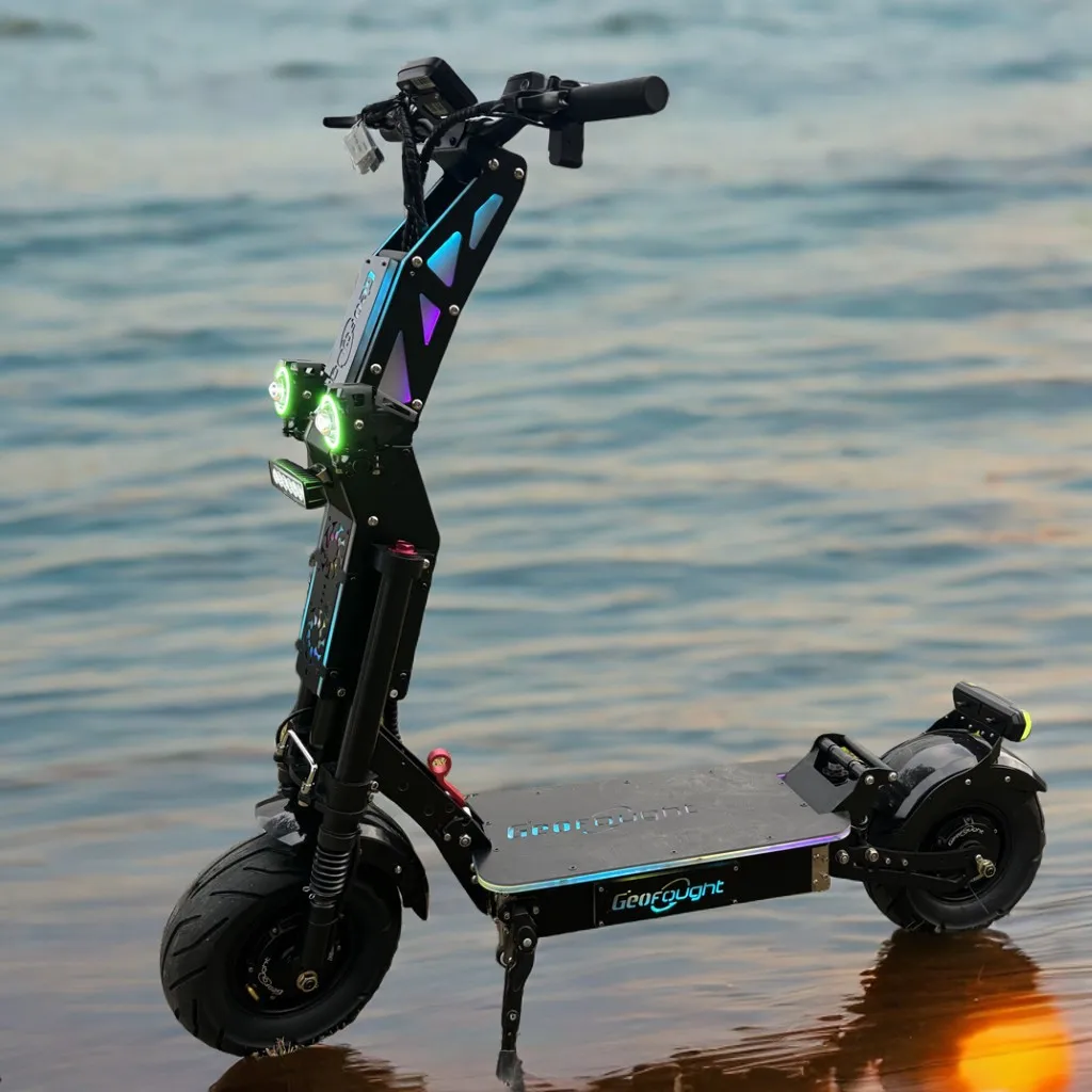Most Popular 72V 10000W 15000Watts App Control Stand Up Electric Scooter 100KMH 60-70MPH Fast Speed E Scooters with RGB Lights